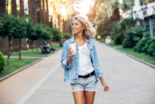 Cargar imagen en el visor de la galería, Rooted shirt on model in the park